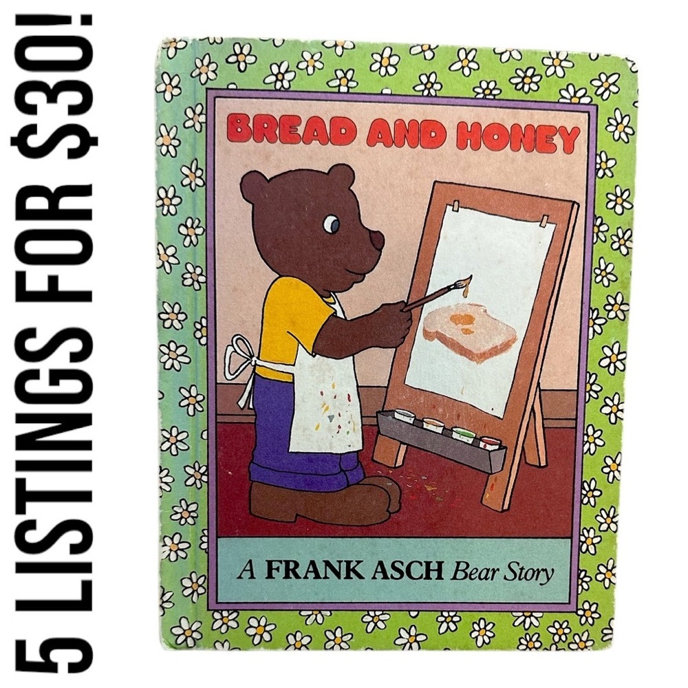 Vintage Children’s Book Baby Bear Bread and Honey by Frank Asch 1981